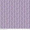 Image of Daybreak on the Prairie Silhouette Floral Purple quilting cotton fabric by Modern Prairie for Riley Blake Designs. Features flowers on a purple background. Cute Little Fabric Shop.
