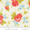 3-Yard Cut - Rosie Whipped Cream Floral Fabric WIDEBACK 108" Wide - Moda Fabrics Quilting Cotton Fabric