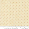 Image of America 250 Years Starbright Parchment Tan quilting cotton fabric by Deb Strain for Moda Fabrics. Features stars on a cream background. Cute Little Fabric Shop.