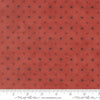 Image of America 250 Years Starbright Valor Red quilting cotton fabric by Deb Strain for Moda Fabrics. Features stars on a red background. Cute Little Fabric Shop.