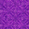 Creepin' It Real Scroll Medallion Purple Fabric - 30392 - QT Fabrics - Quilting Cotton Fabric