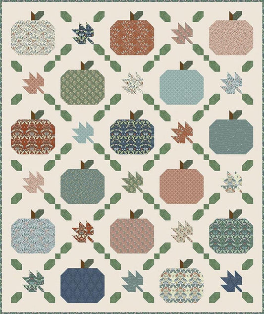 Autumn Harvest Quilt PATTERN Pumpkin Pattern - Riley Blake INSTRUCTIONS Only