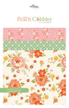 Peach Cobbler 5" Stacker Floral Fabric - 5-17420-42 - 42-piece Precut - Riley Blake Quilting Cotton Fabric