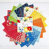 Summer's in Town 10" Stacker Summer Fabric - 10-17530-42 - 42-Piece Precut - Riley Blake Quilting Cotton Fabric
