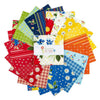 Summer's in Town 5" Stacker Summer Fabric - 5-17530-42 - 42-Piece Precut - Riley Blake Quilting Cotton Fabric