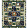 Dino Shuffle Quilt Kit Dinosaur Fabric - FORSL KIT 7125A - QT Fabrics Quilting Cotton Fabric