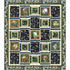 SALE Dino Shuffle Quilt Kit Dinosaur Fabric - FORSL Kit 7125A - QT Fabrics Quilting Cotton Fabric