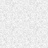 Image of Royale Packed Floral Gray quilting cotton fabric by Dan Morris for QT Fabrics. Features flowers on a white background. Cute Little Fabric Shop.