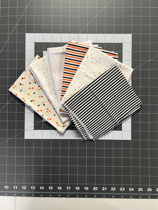 2 yard REMNANT BUNDLE Mix Halloween Basic Fabric - Riley Blake Designs - Quilting Cotton Fabric