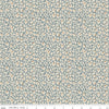 Image of Leo & Savannah Leopard Blue quilting cotton fabric by Deena Rutter for Riley Blake Designs. Features leopard print on a blue background. Cute Little Fabric Shop.