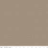 Image of Leo & Savannah Text Taupe quilting cotton fabric by Deena Rutter for Riley Blake Designs. Features words on a brown background. Cute Little Fabric Shop.