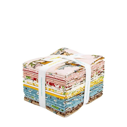 Cowgirl Fat Quarter Bundle Floral Fabric - FQ-17480-21 - 21-piece Precut - Riley Blake Quilting Cotton Fabric