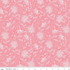 Image of Sweet Pink Main Pink quilting cotton fabric by My Mind's Eye for Riley Blake Design. Features flowers on a pink background. Cute Little Fabric Shop.