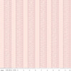 Image of Sweet Pink Floral Stripes Blush quilting cotton fabric by My Mind's Eye for Riley Blake Design. Features flowers on a pink background. Cute Little Fabric Shop.