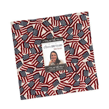 America 250 Years Layer Cake Patriotic Fabric - 56180LC - 42-piece Precut - Moda Fabric Quilting Cotton Fabric