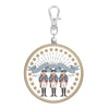 Independence Patriot Enamel Charm American Zipper Pull - Riley Blake Enamel Keychain