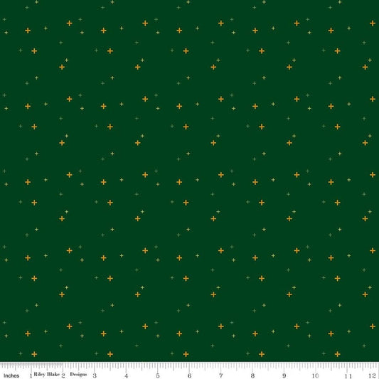 SALE Sparkler Christmas Green SPARKLE Fabric - SC650 - Riley Blake Quilting Cotton Fabric