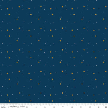 SALE Sparkler Oxford Blue SPARKLE Fabric - SC650 - Riley Blake Quilting Cotton Fabric