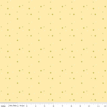 SALE Sparkler Sunshine Yellow SPARKLE Fabric - SC650 - Riley Blake Quilting Cotton Fabric