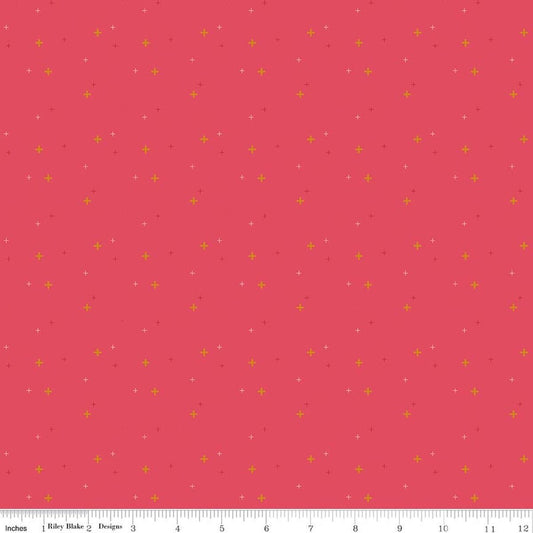 SALE Sparkler Tea Rose Pink SPARKLE Fabric - SC650 - Riley Blake Quilting Cotton Fabric