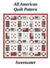 All-American Quilt PATTERN Patriotic Pattern - Moda Fabrics INSTRUCTIONS Only