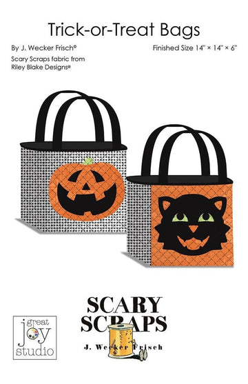 SALE Trick-or-Treat Bag PATTERN Halloween Pattern - Riley Blake INSTRUCTIONS Only