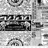 Image of Scary Scraps Halloween Games Text White quilting cotton fabric by J Wecker Frisch for Riley Blake Designs. Features text on a white background. Cute Little Fabric Shop.