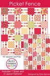 SALE Picket Fence Quilt PATTERN Square Pattern - Riley Blake INSTRUCTIONS Only