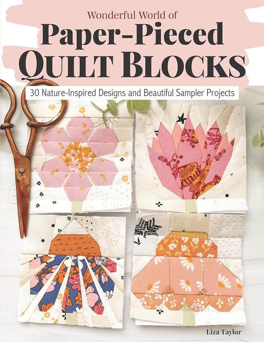 SALE Handmade Wonderful World Quilt Blocks PATTERN Floral Block Pattern - Riley Blake INSTRUCTIONS Only