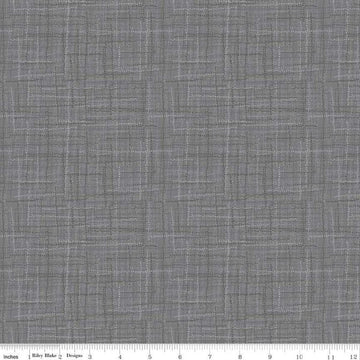 SALE Grasscloth Cottons C780 Gray - Riley Blake Designs - Woven Look Basic - Quilting Cotton Fabric