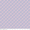 Image of Daybreak on the Prairie Plaid Purple quilting cotton fabric by Modern Prairie for Riley Blake Designs. Features plaid on a purple background. Cute Little Fabric Shop.