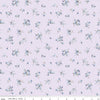 Image of Daybreak on the Prairie Garden Bouquet Purple quilting cotton fabric by Modern Prairie for Riley Blake Designs. Features flowers on a purple background. Cute Little Fabric Shop.
