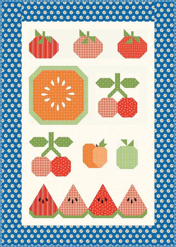 From the Garden Quilt PATTERN Summer Pattern - Riley Blake INSTRUCTIONS Only