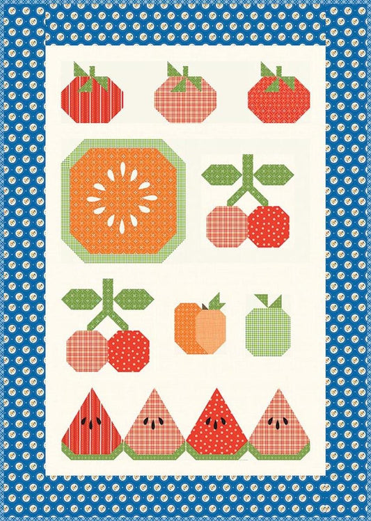 From the Garden Quilt PATTERN Summer Pattern - Riley Blake INSTRUCTIONS Only