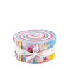 Painted Petals 2.5" Rolie Polie Floral Fabric - RP-17590-40 - 40-piece Precut - Riley Blake Quilting Cotton Fabric