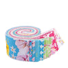Painted Petals 2.5" Rolie Polie Floral Fabric - RP-17590-40 - 40-piece Precut - Riley Blake Quilting Cotton Fabric