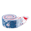 Firework Fields 2.5" Rolie Polie Floral Fabric - RP-17580-40 - 40-pieces Precut - Riley Blake Quilting Cotton Fabric