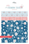Firework Fields 2.5" Rolie Polie Floral Fabric - RP-17580-40 - 40-pieces Precut - Riley Blake Quilting Cotton Fabric