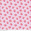 Image of Flourish Bouquet Lilac quilting cotton fabric by Sue Daley for Riley Blake Designs. Features flowers on a purple background. Cute Little Fabric Shop.