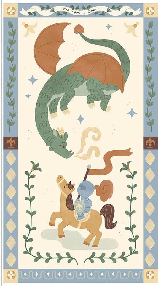 SALE Faraway Kingdom Once Upon a Time Panel Fantasy Fabric - P17436 - Riley Blake Quilting Cotton Fabric