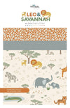Leo & Savannah 2.5" Rolie Polie Zoo Fabric - RP-17540-40 - 40-pieces Precut - Riley Blake Quilting Cotton Fabric