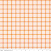 Image of Southern Charm Gingham Pink quilting cotton fabric by The RBD Designers for Riley Blake Designs. Features gingham on an orange background. Cute Little Fabric Shop.