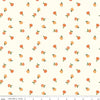 Image of Southern Charm Peaches Cloud quilting cotton fabric by The RBD Designers for Riley Blake Designs. Features peaches on a cream background. Cute Little Fabric Shop.