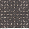 Image of The Apothecary Serpents Charcoal quilting cotton fabric by Amber Elliot for Riley Blake Designs. Features snakes on a black background. Cute Little Fabric Shop.