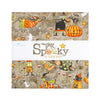 SALE Spooky 10" Stacker Halloween Fabric - 10-17570-42 - 42-pieces Precut - Riley Blake Quilting Cotton Fabric
