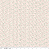 Image of Berry & Sage Wildflowers Latte quilting cotton fabric by Lori Holt for Riley Blake Designs. Features flowers on a cream background. Cute Little Fabric Shop.
