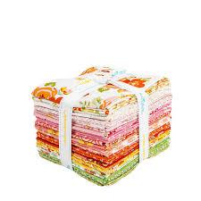Peach Cobbler Fat Quarter Bundle Floral Fabric - FQ-17420-21 - 21-piece Precut - Riley Blake Quilting Cotton Fabric