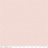 Image of Peach Cobbler Arbor Cream quilting cotton fabric by Lily Ashbury for Riley Blake Designs. Features a geometric pattern on a cream background. Cute Little Fabric Shop.