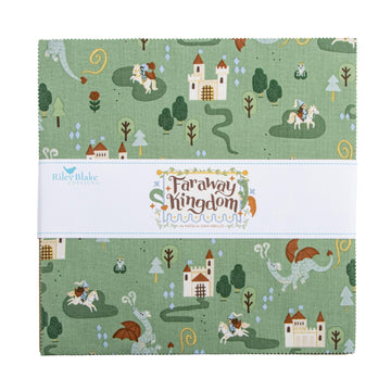 Faraway Kingdom 10" Stacker Fantasy Fabric - 10-17430-42 - 42-Piece Precut - Riley Blake Quilting Cotton Fabric