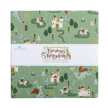 Faraway Kingdom 10" Stacker Fantasy Fabric - 10-17430-42 - 42-Piece Precut - Riley Blake Quilting Cotton Fabric